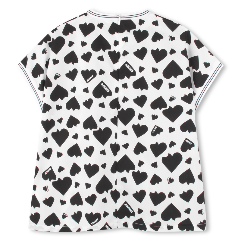 Short-sleeved cotton blouse DKNY 
                    GIRL