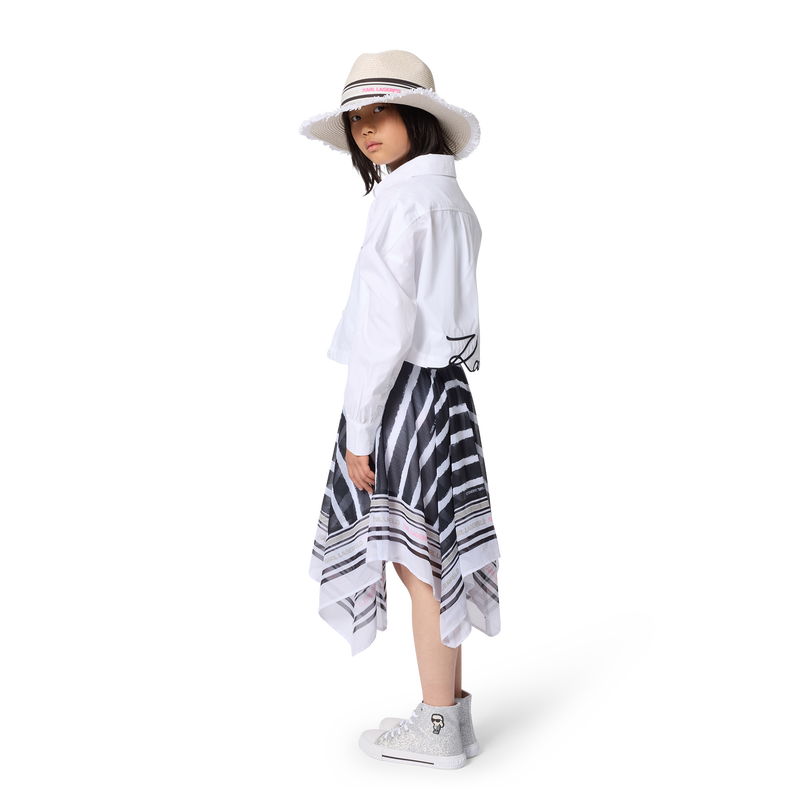 Asymmetric Hem Dress KARL LAGERFELD KIDS 
                        GIRL