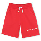 Cotton fleece Bermuda shorts DKNY 
                    BOY