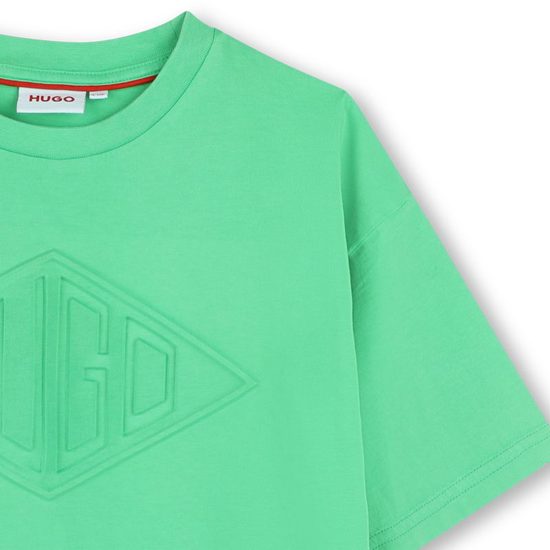 Faded cotton T-shirt HUGO 
                        BOY