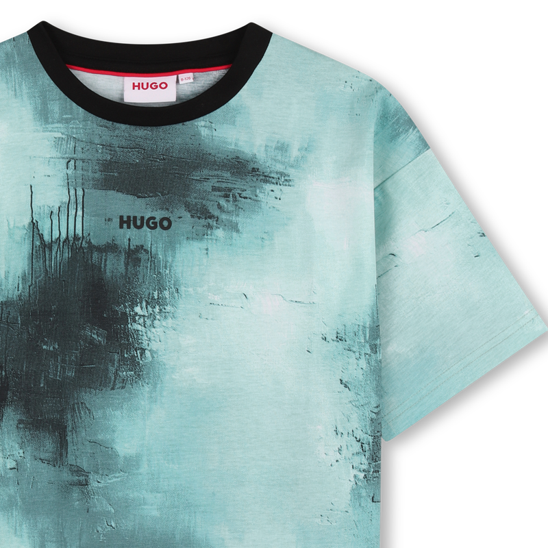 T-shirt all over HUGO 
                    BOY