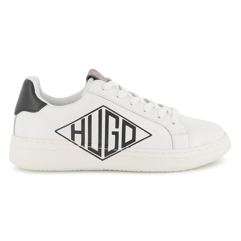 Lace-up leather sneakers HUGO 
                    BOY