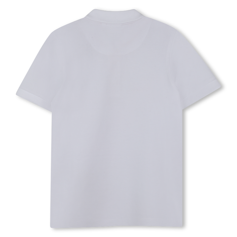 Short-sleeved piqu&eacute; polo shirt HUGO 
                        BOY