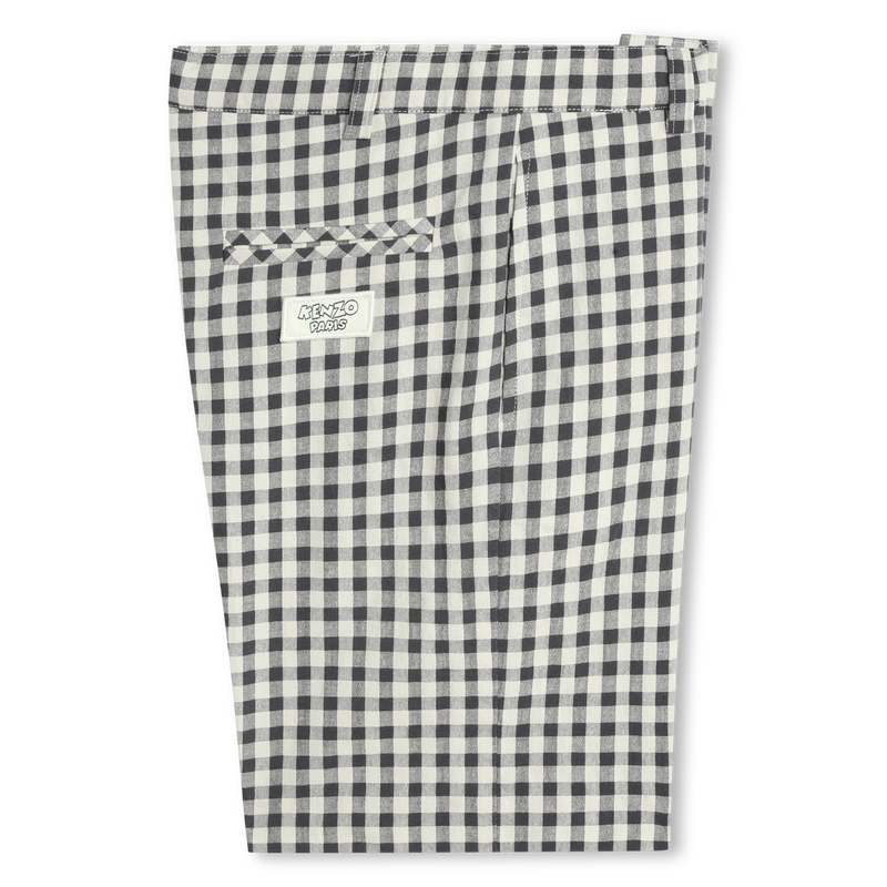 Checked Bermuda shorts KENZO KIDS 
                    BOY