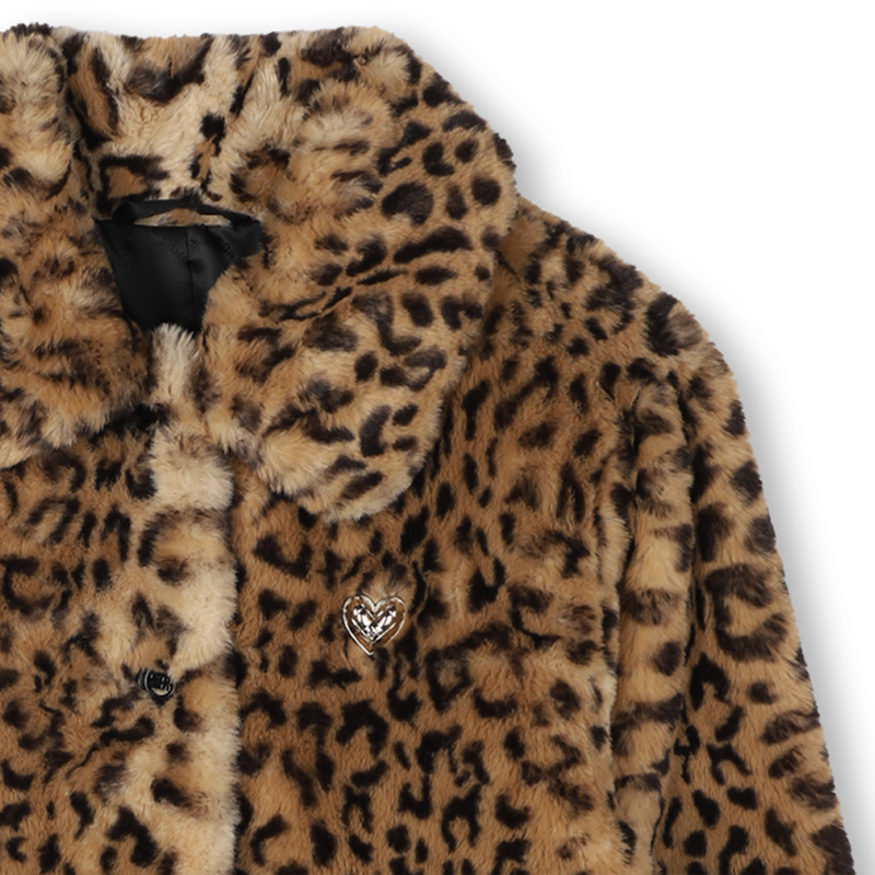 Long fleece coat SONIA RYKIEL 
                    GIRL
