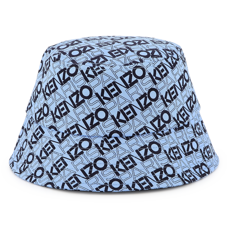 Printed cotton bucket hat KENZO KIDS 
                        UNISEX