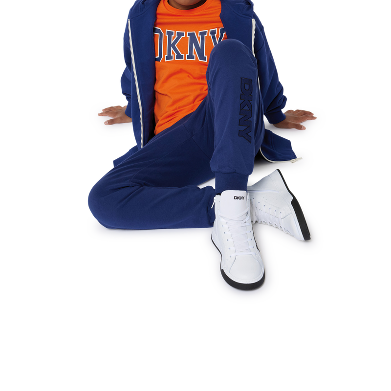 Lace-Up Leather Sneakers