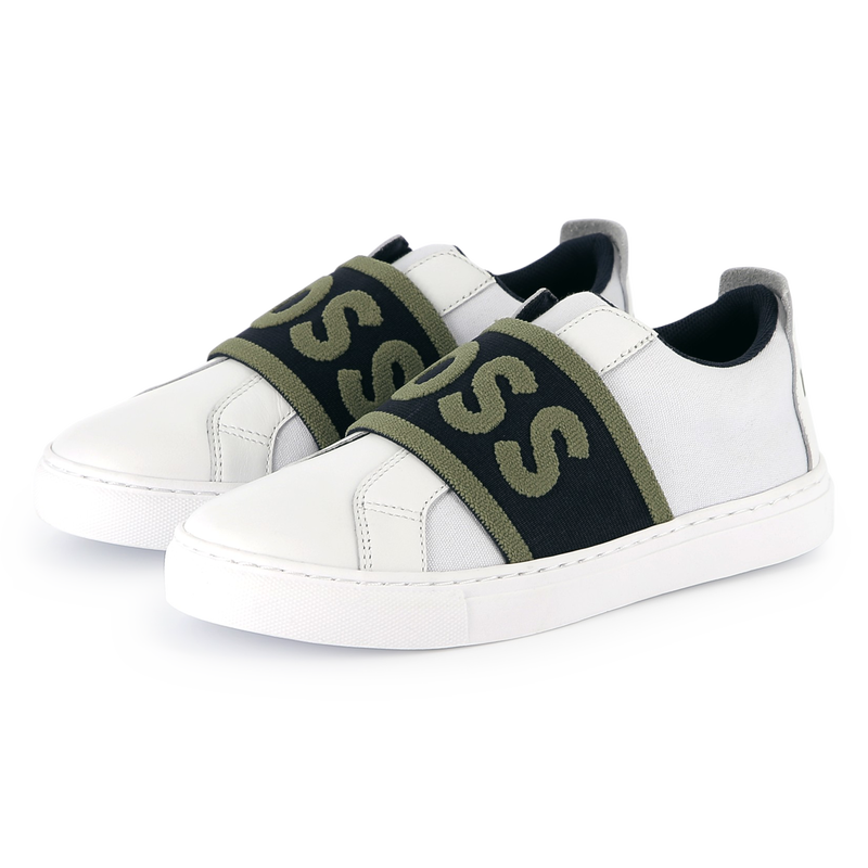 Bicolor Slip-On Sneakers BOSS 
                        BOY