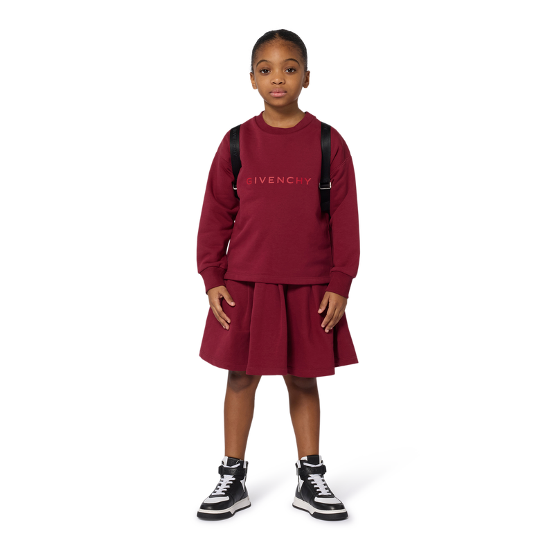 Dress with pleated bottoms and slits GIVENCHY 
                    GIRL