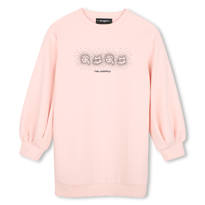 Long Sleeve Dress KARL LAGERFELD KIDS GIRL