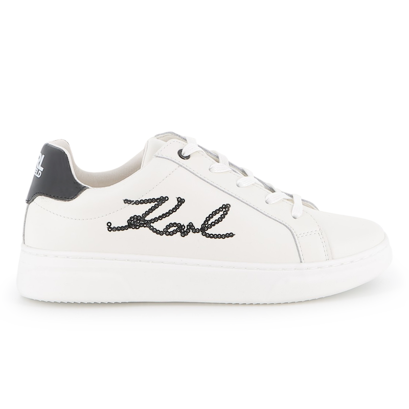 Lace-up low-top sneakers KARL LAGERFELD KIDS 
                    GIRL