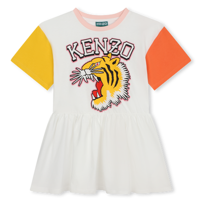 Short-sleeved dress KENZO KIDS GIRL