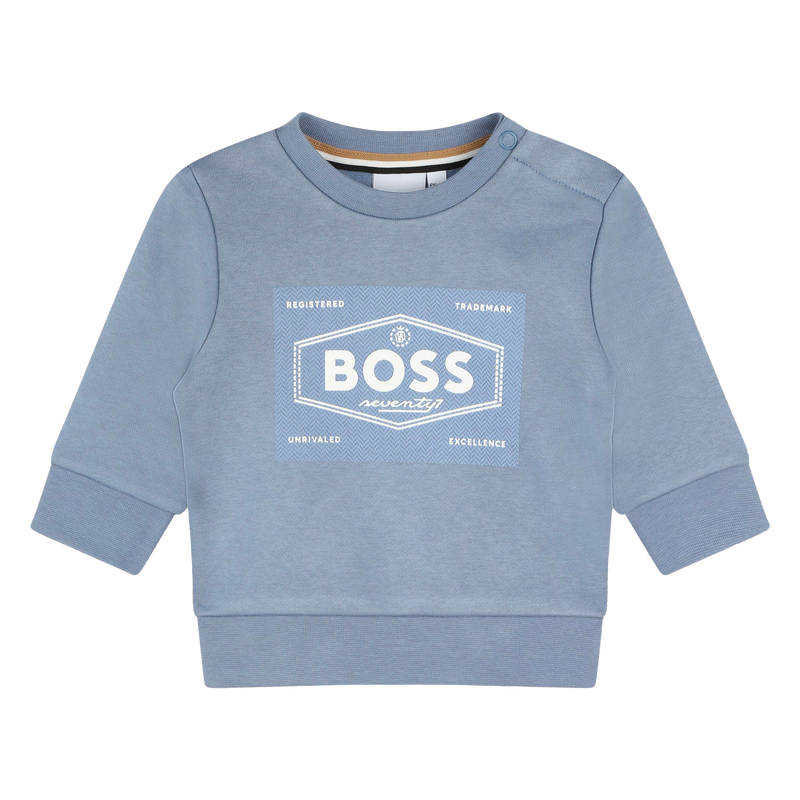 Round-Neck Fleece Sweatshirt BOSS 
                        BOY