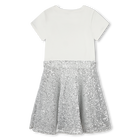 Sequin Bi-Material Dress MICHAEL KORS 
                    GIRL