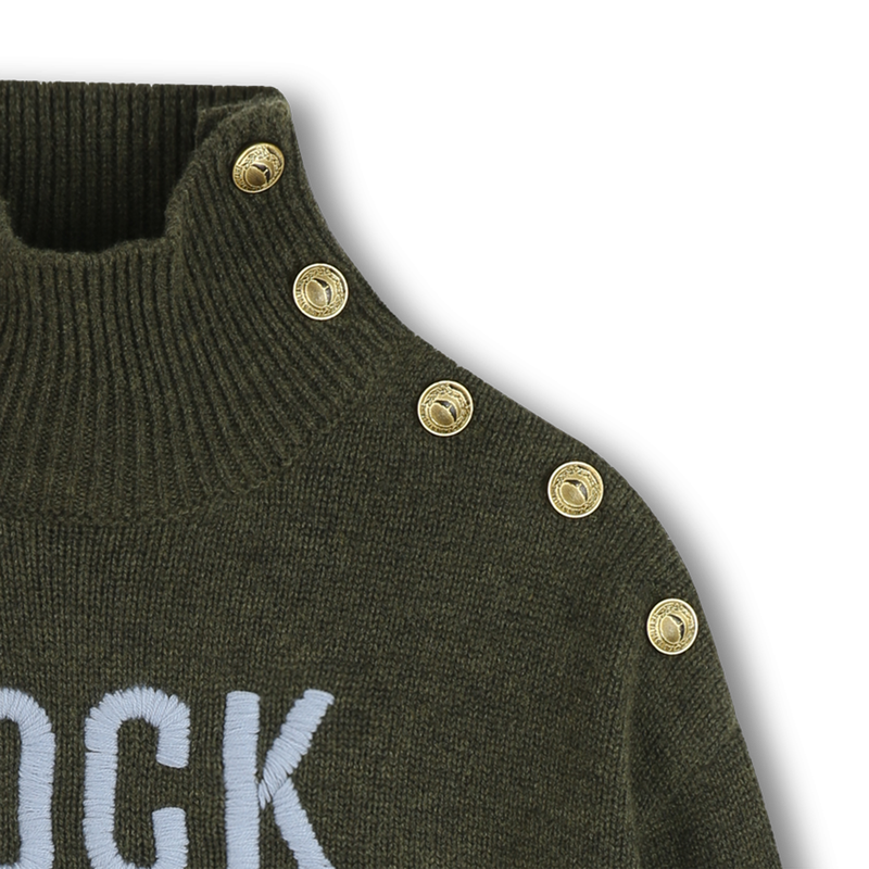 Buttoned stand-up neck sweater ZADIG & VOLTAIRE 
                        GIRL