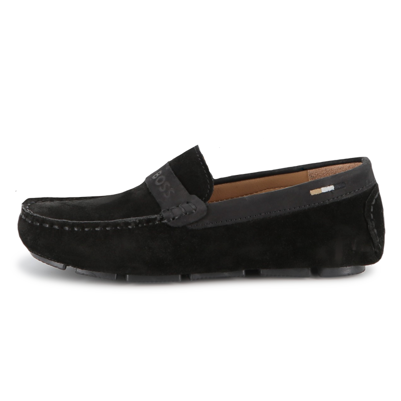 Cowhide leather loafers BOSS 
                    BOY