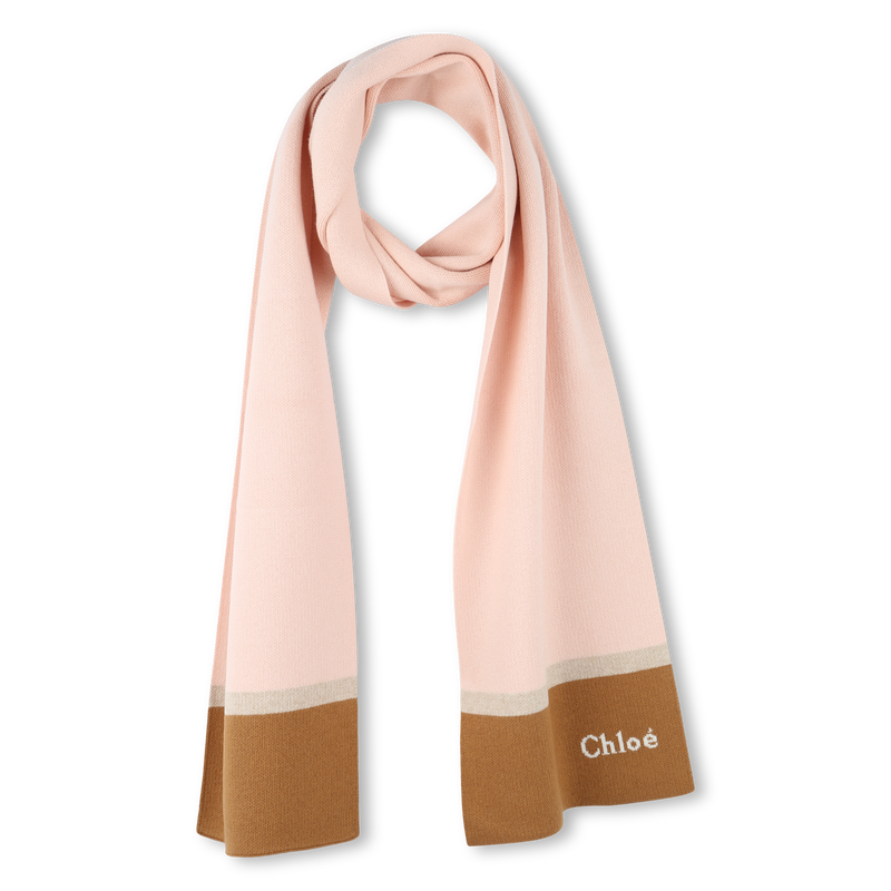 Three-Color Knitted Scarf CHLOE 
                    GIRL