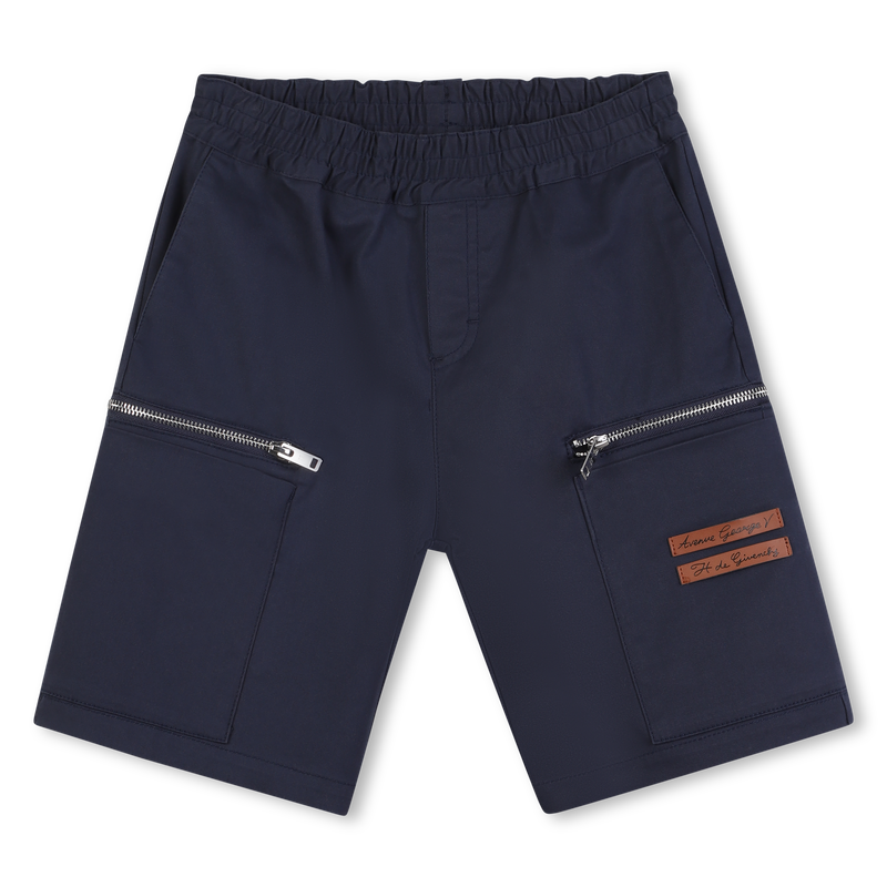 Bermuda shorts with zipped pockets GIVENCHY 
                    BOY