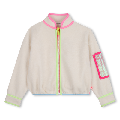 Fleece fabric cardigan BILLIEBLUSH GIRL