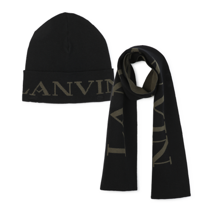 Hat and scarf set LANVIN BOY