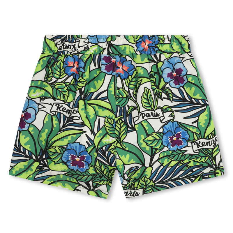 Floral swim trunks KENZO KIDS 
                    BOY