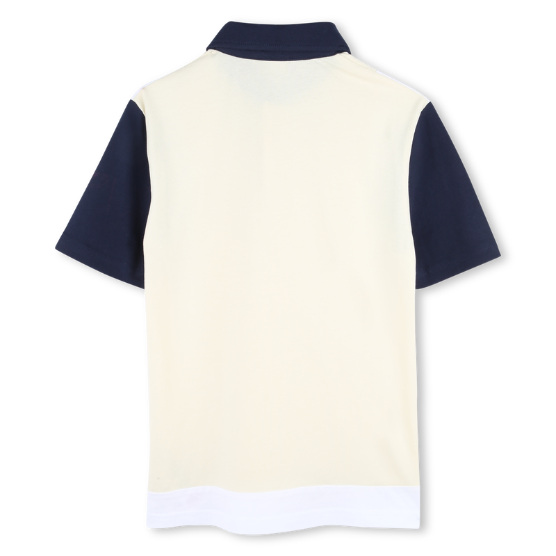 Short-sleeved cotton polo BOSS 
                        BOY