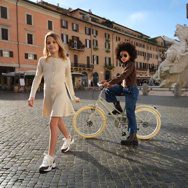 Long-sleeved jersey T-shirt MICHAEL KORS 
                        GIRL