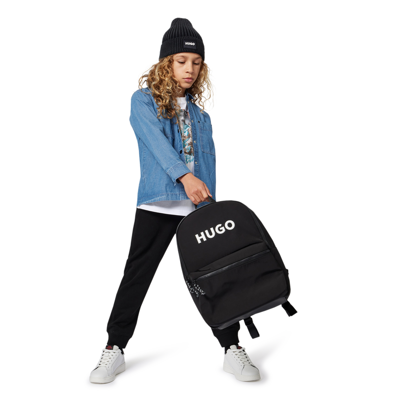 Matte backpack HUGO 
                        BOY