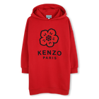 Dress in non-brushed fleece KENZO KIDS 
                    GIRL