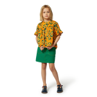 Cotton satin blouse KENZO KIDS 
                    GIRL