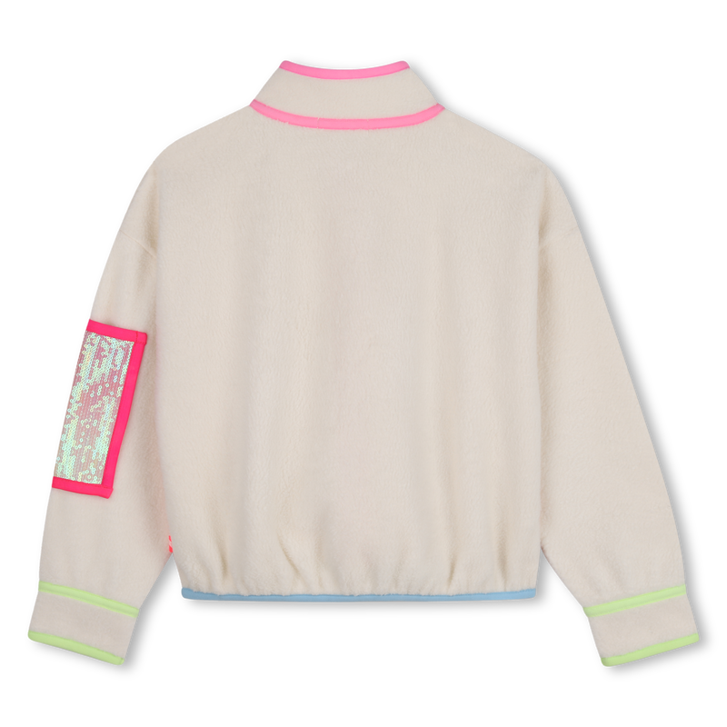 Fleece fabric cardigan BILLIEBLUSH 
                        GIRL