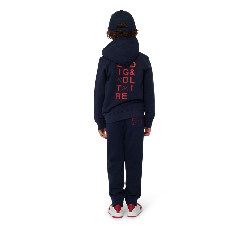 Hooded Fleece Cardigan ZADIG & VOLTAIRE 
                    BOY
