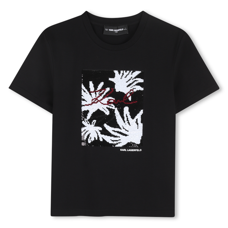 Short-Sleeved T-Shirt KARL LAGERFELD KIDS 
                        GIRL