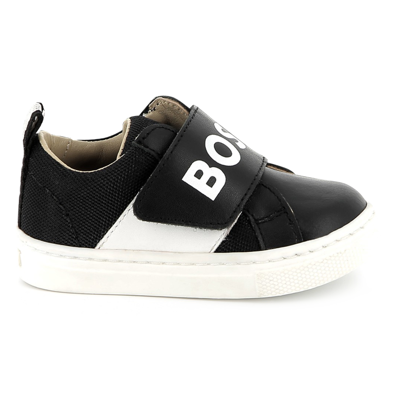 Leather Velcro Sneakers BOSS 
                        BOY