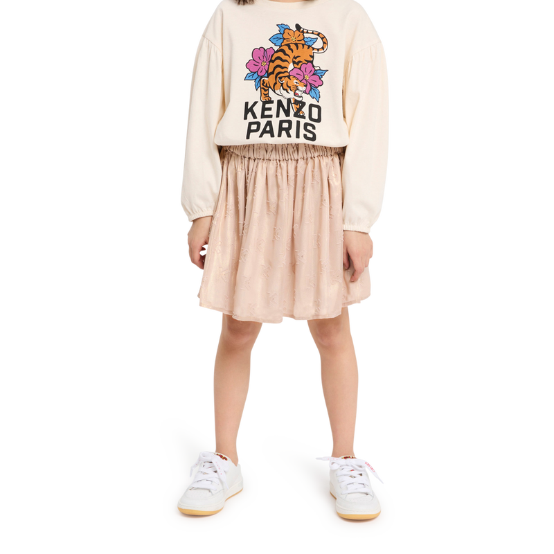 Lam&eacute; Jacquard Skirt KENZO KIDS 
                        GIRL