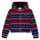 Velvet hooded cardigan SONIA RYKIEL 
                    GIRL