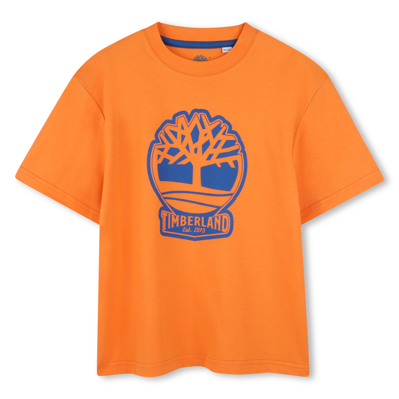 Two-tone T-shirt with logo TIMBERLAND 
                        BOY