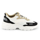 Bi-material lace-up sneakers HUGO 
                    BOY