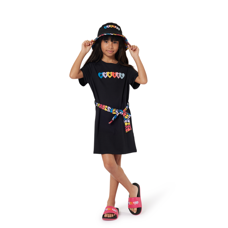Belted Cotton Dress SONIA RYKIEL 
                    GIRL
