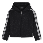 Hooded cardigan KARL LAGERFELD KIDS 
                    GIRL