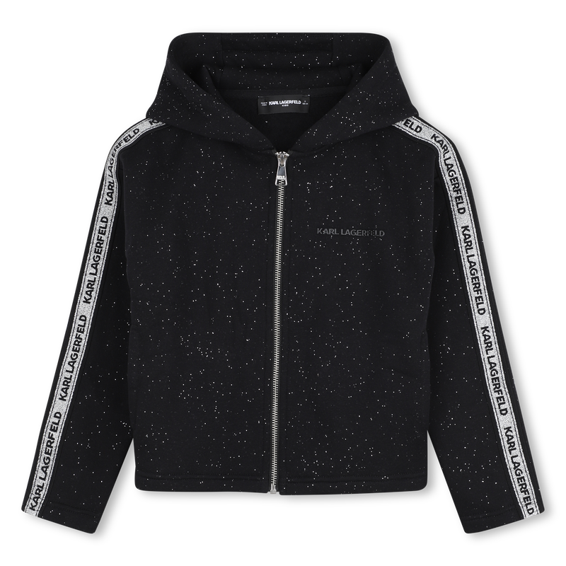 Hooded cardigan KARL LAGERFELD KIDS 
                        GIRL