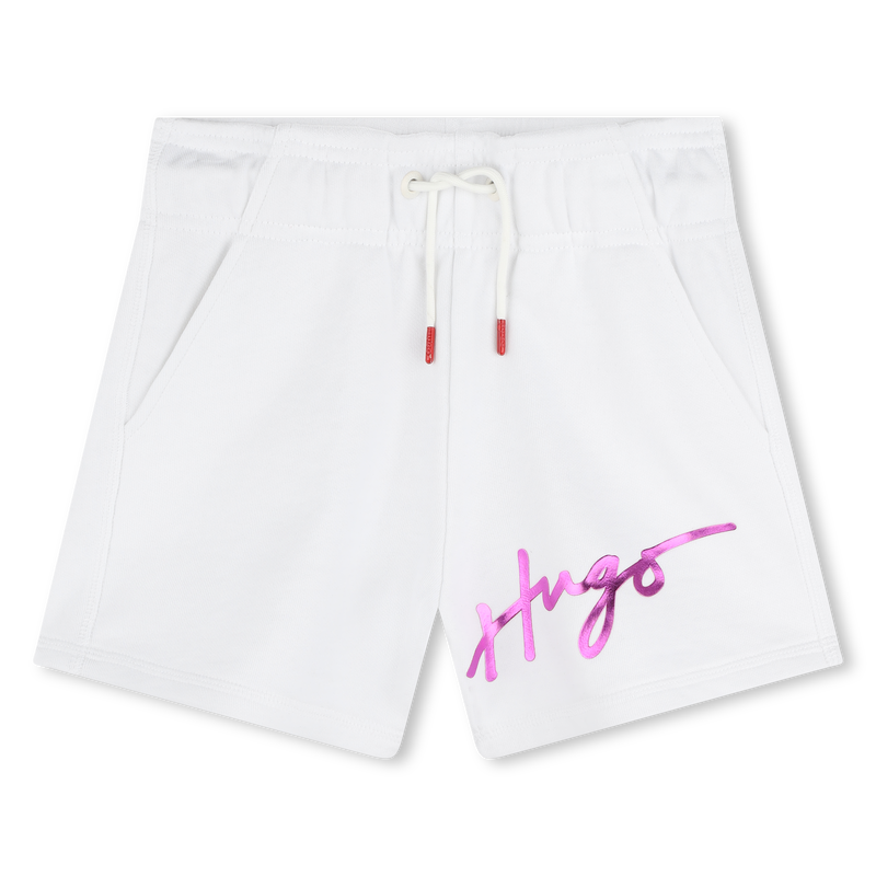 Wide-fit fleece shorts HUGO 
                    GIRL