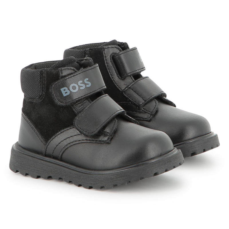 Ankle boots with hook-and-loop fasteners BOSS 
                        BOY