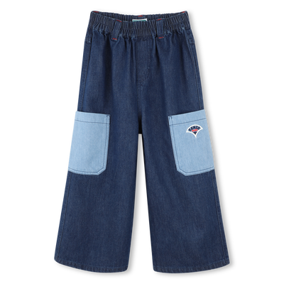 Elasticated waist jeans KENZO KIDS GIRL