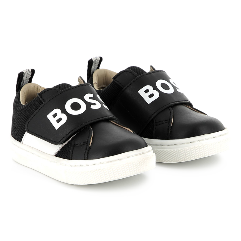Leather Velcro Sneakers BOSS 
                        BOY