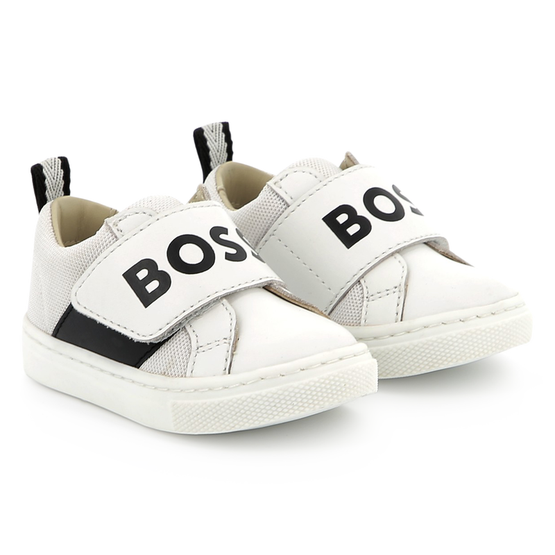 Leather Velcro sneakers BOSS 
                        BOY