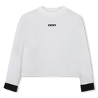 Reversible knit sweater DKNY 
                    GIRL