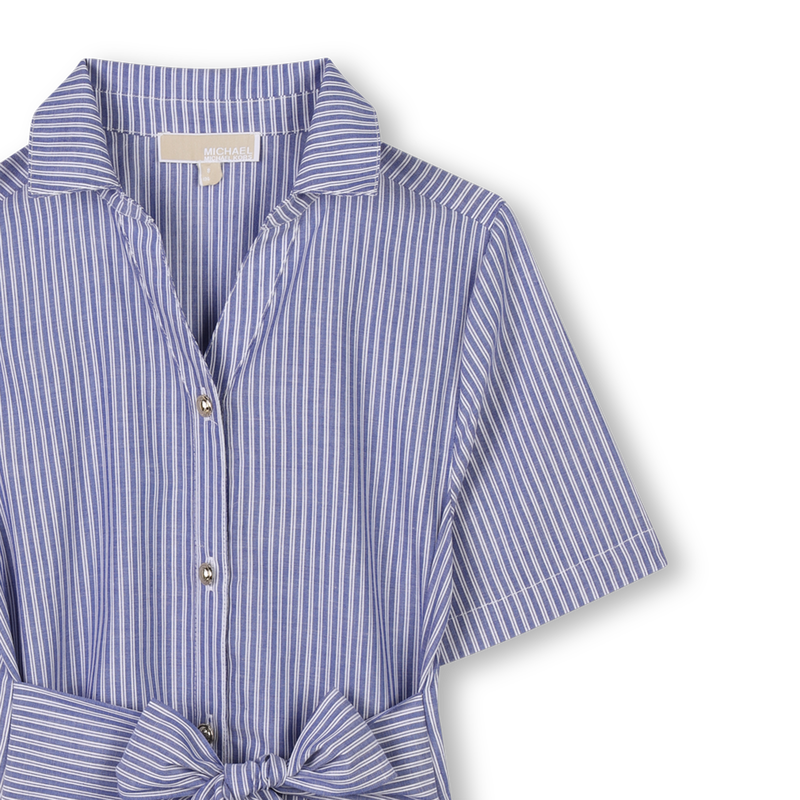 Short-sleeved shirt dress MICHAEL KORS 
                        GIRL