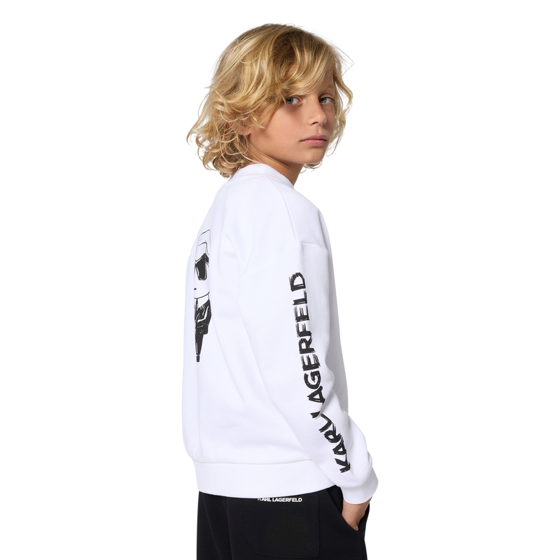 Printed Sweatshirt KARL LAGERFELD KIDS 
                        BOY
