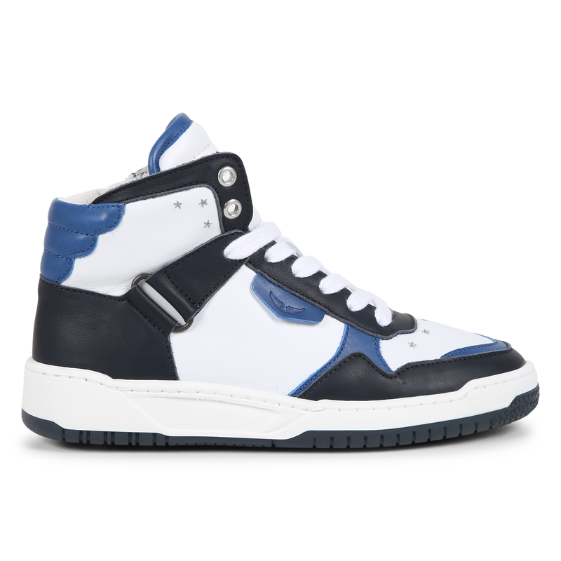 Zip-Up Leather Sneakers ZADIG & VOLTAIRE 
                        BOY